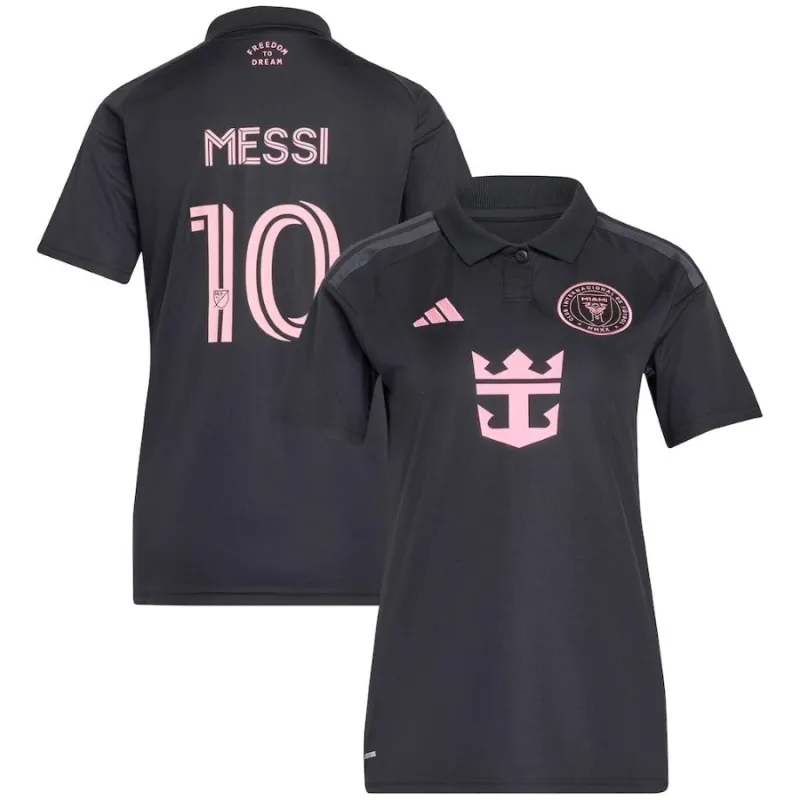 Camiseta Mujer Visitante Inter Miami MESSI 2026/27 Negra