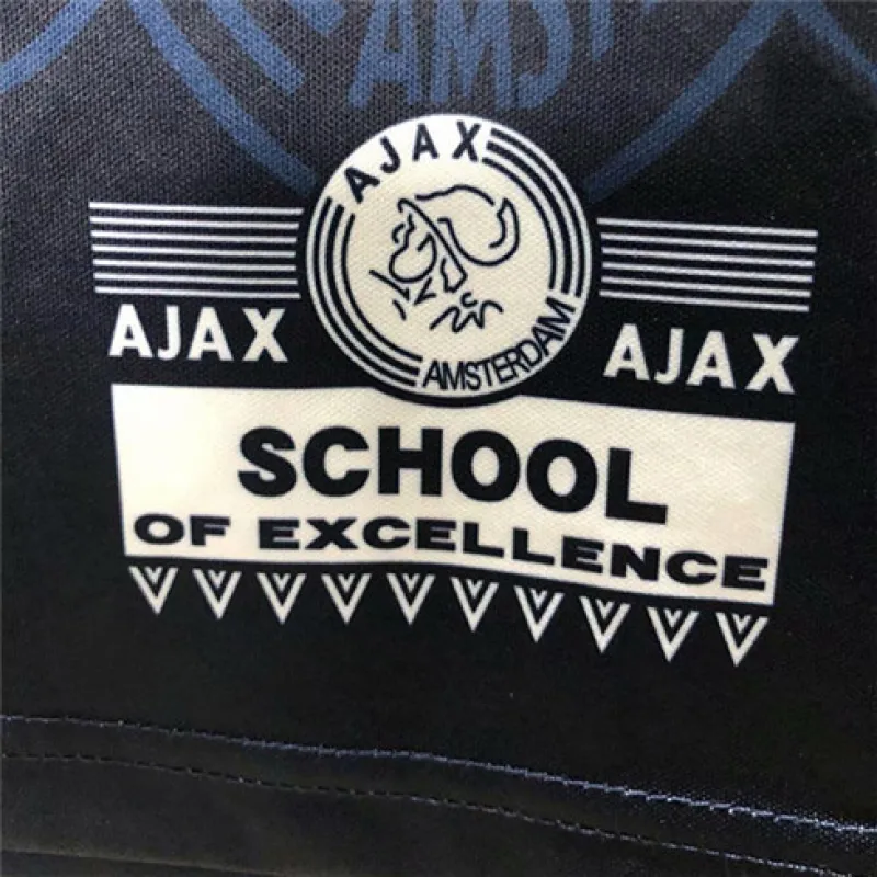 Maglia retro classica di Ajax 1998 - Nera