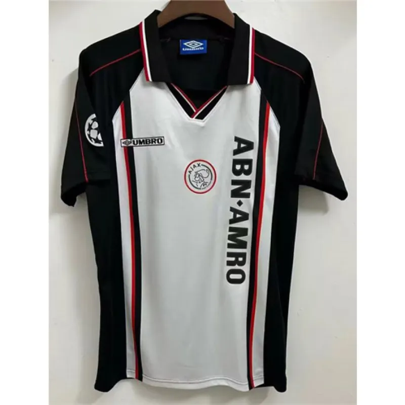 Maglia retro di Ajax 1998 per l'esterno - Nera