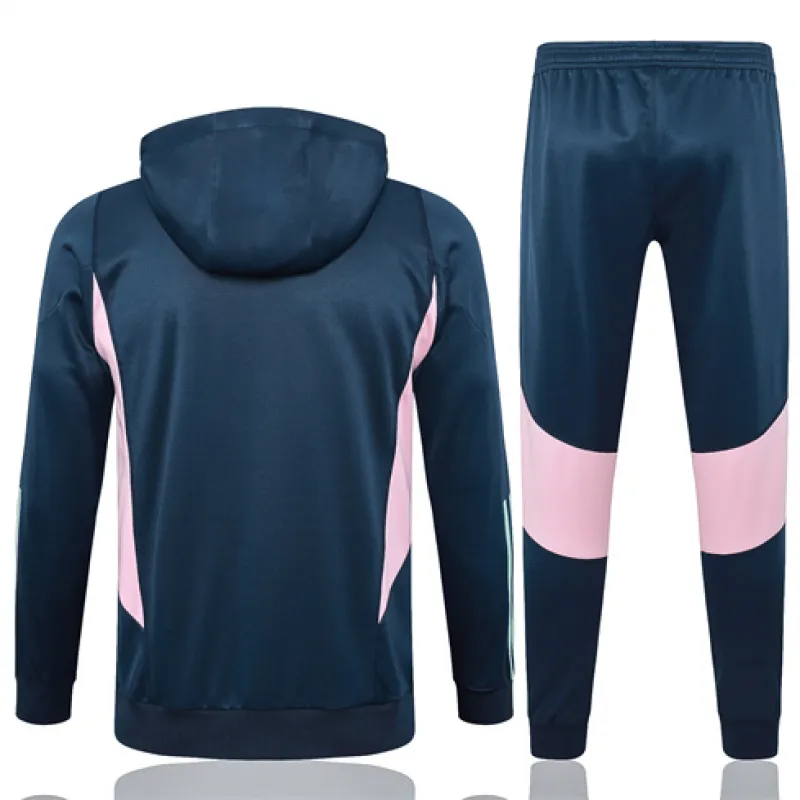 Vêtements de sport royaux avec capuche pour enfants d'Ajax 2024/25 - Bleu