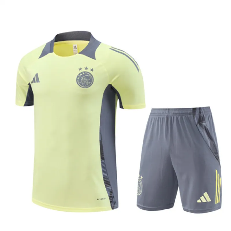 Kit de entrenamiento + Shorts de Ajax 2024/25 - Amarillo claro