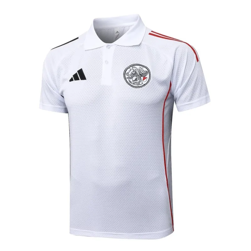 Polo deportivo Ajax 2025/26 - Blanco