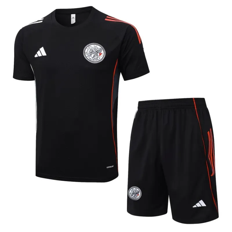 Ajax 2025/26 Training Jersey + Shorts - Black