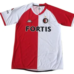 Feyenoord 2008 Home Retro Kit - Red and White