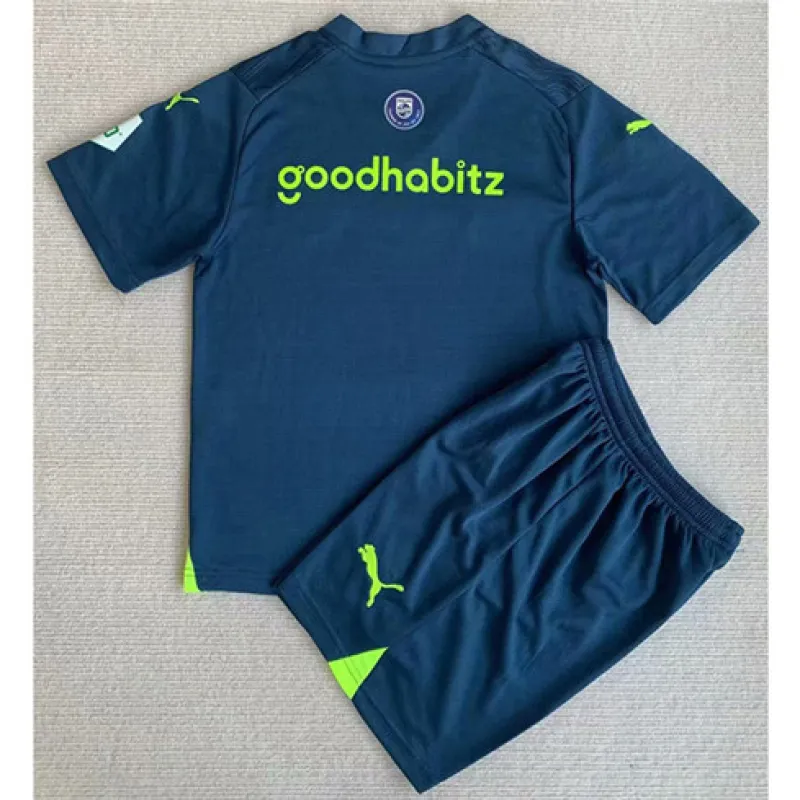 Maglia da calcio per bambini del PSV Eindhoven 2024/25 - Azzurra