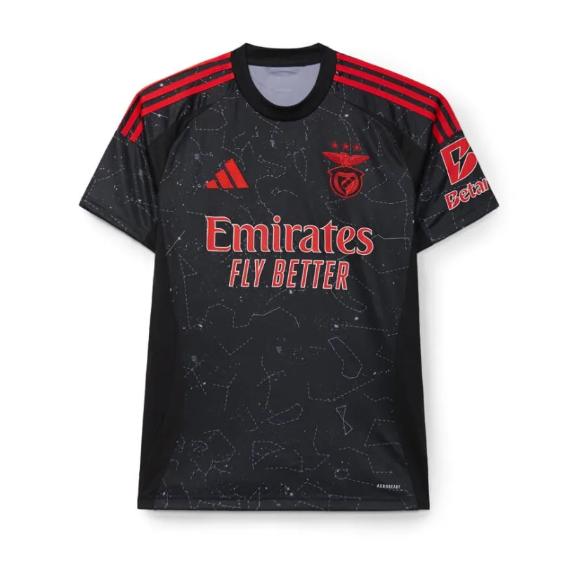 El camisón 2024/25 de fuera de Benfica - Jugador - Negro