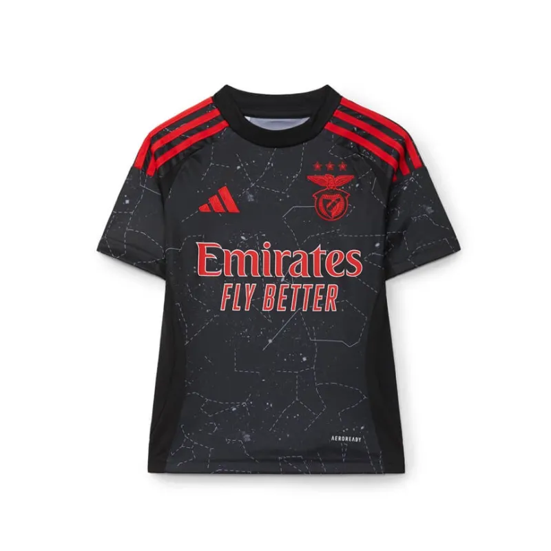 Benfica 2024/25 Away Kids' Jersey Set - Black
