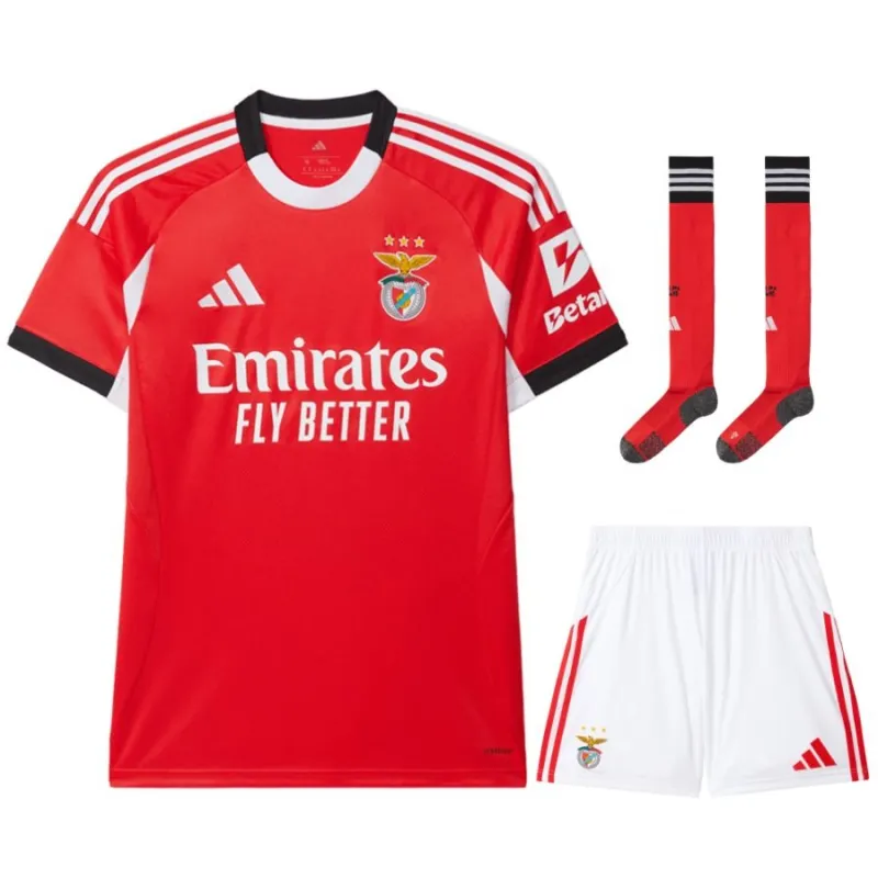 Kit domicile pour enfants de Benfica 2025/26 - Rouge