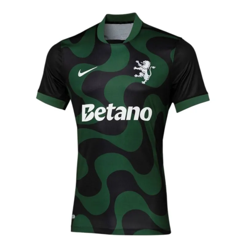 Sporting CP 2025/26 Third Women's Jersey - Black/Green