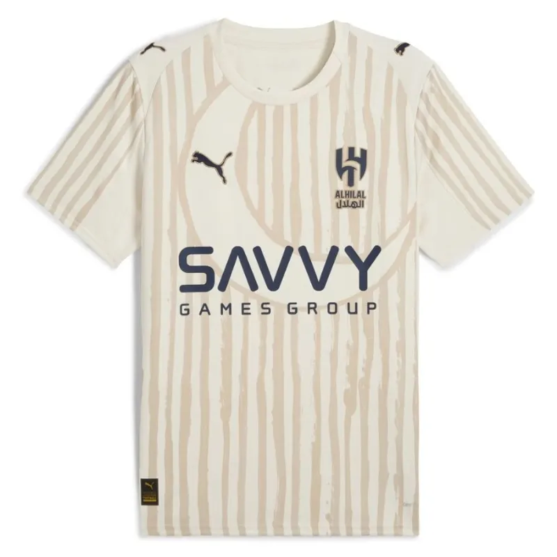 Maillot extérieur des joueurs de la Coupe du Monde des Clubs d'Al Hilal 2025 - Beige