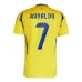 Maillot domicile n°7 d'Al Nassr de Cristiano Ronaldo 2024/25 - Jaune