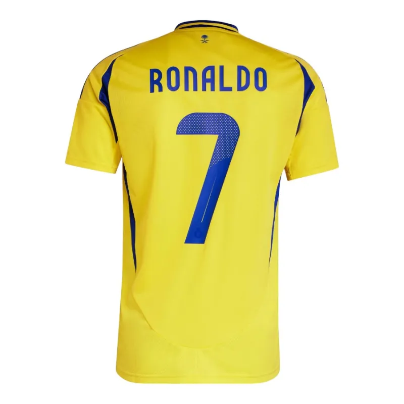 Maillot domicile n°7 d'Al Nassr de Cristiano Ronaldo 2024/25 - Jaune