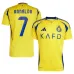 Maillot domicile n°7 d'Al Nassr de Cristiano Ronaldo 2024/25 - Jaune