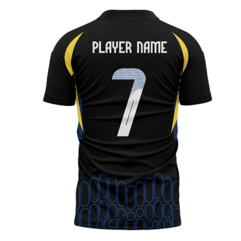 Jeu de maillot pour enfants extérieur d'Al - Nassr 2024/25 - Noir