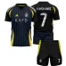Jeu de maillot pour enfants extérieur d'Al - Nassr 2024/25 - Noir