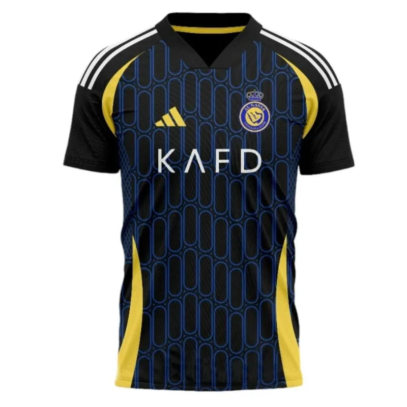 Ronaldo Al Nassr 2024/25 Camiseta de fuera 7 - Negra
