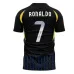 Ronaldo Al Nassr 2024/25 Maillot d'enfant 7 d'extérieur - Noir