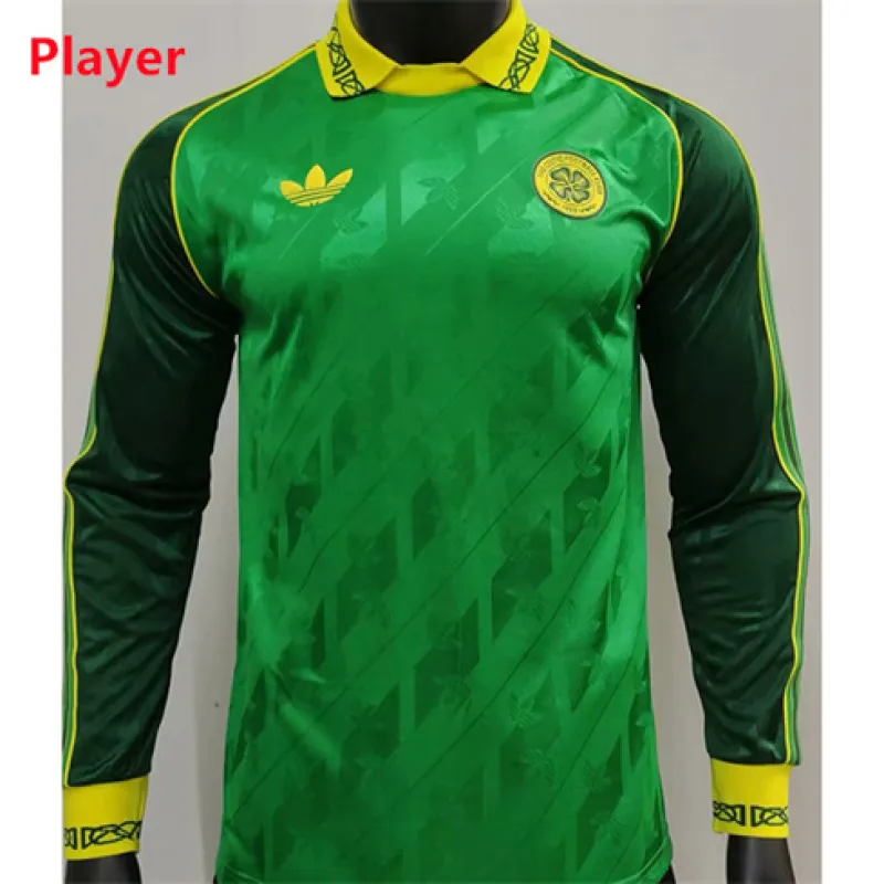 Celtic 2024/25 Special Long Sleeve Jersey - Player - Green