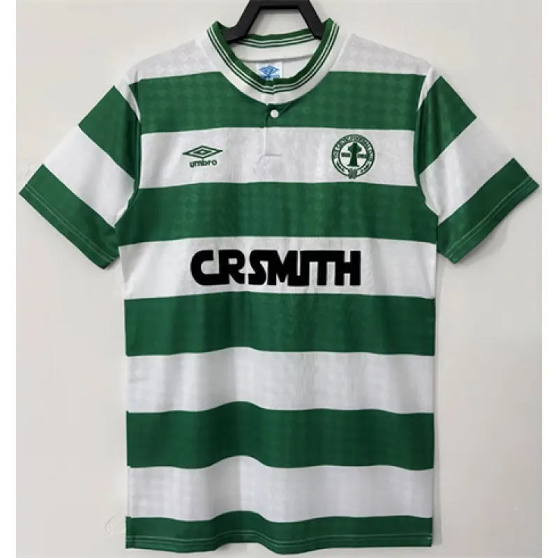 Maglia retro di casa di Celtic 1987/88 - Bianca/Verde