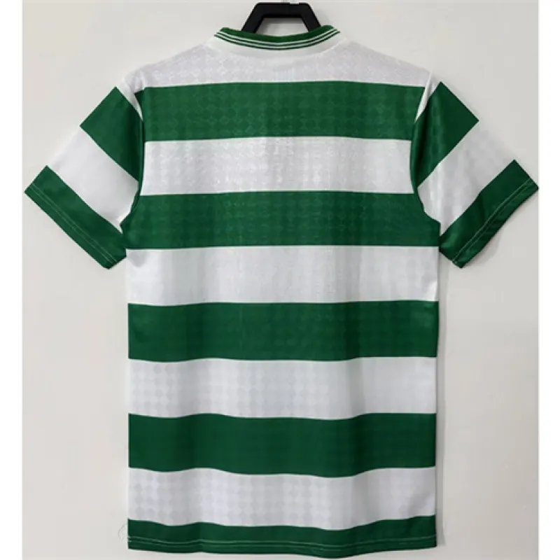 Maglia retro di casa di Celtic 1987/88 - Bianca/Verde