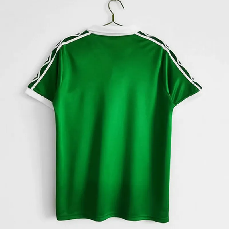 Maglia retro di casa A di Celtic 1980 - Verde