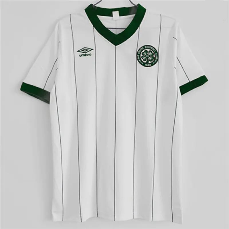 Celtic 1984-86 Away Retro Jersey - White