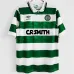 Maglia retro a maniche lunghe di casa di Celtic 1989-91 - Bianca/Verde