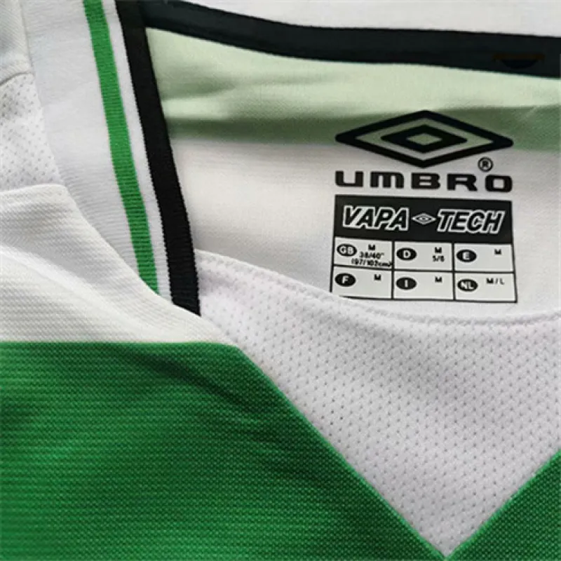 Camisa retro de casa de Celtic 2001-03 - Blanca/Verde