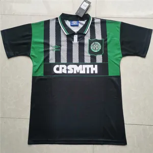 Celtic 1994-96 Away Retro Jersey - Black