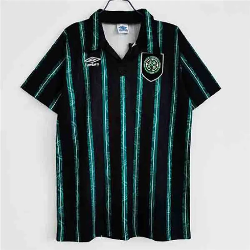 Celtic 1992/93 Away Retro Jersey - Black