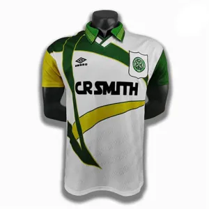 Celtic 1993 - 95 Away Retro Jersey - White