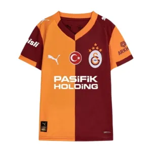 Galatasaray 2025/26 Home Kids' Jersey - Red/Orange