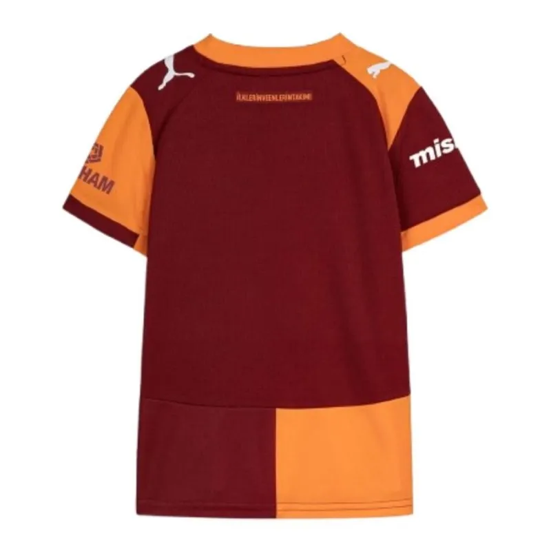 Camiseta infantil en casa del Galatasaray 2025/26 - Rojo/Naranja