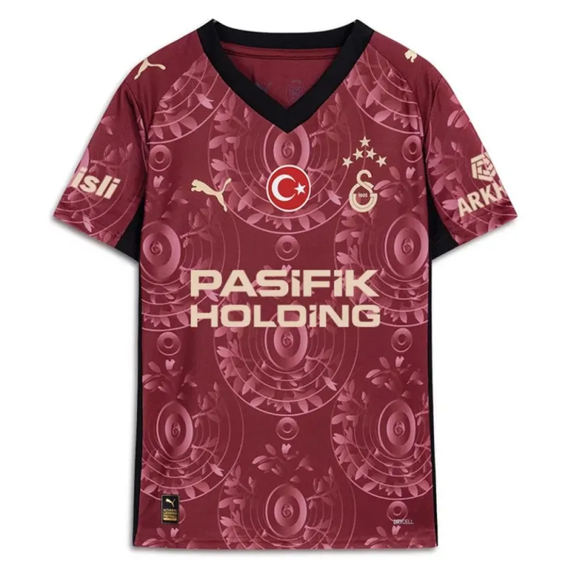 Galatasaray 2025/26 Tercera camiseta para niños - Rojo