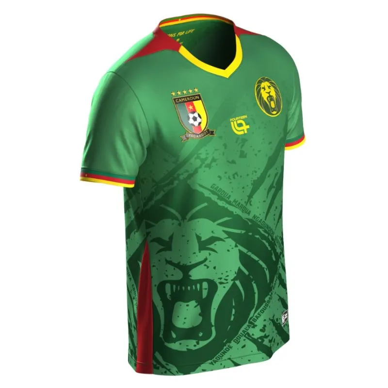 Cameroon Kids' 2025/26 Home Kit - Green