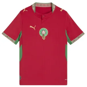 Morocco 2026 World Cup Home Kids Jersey Red