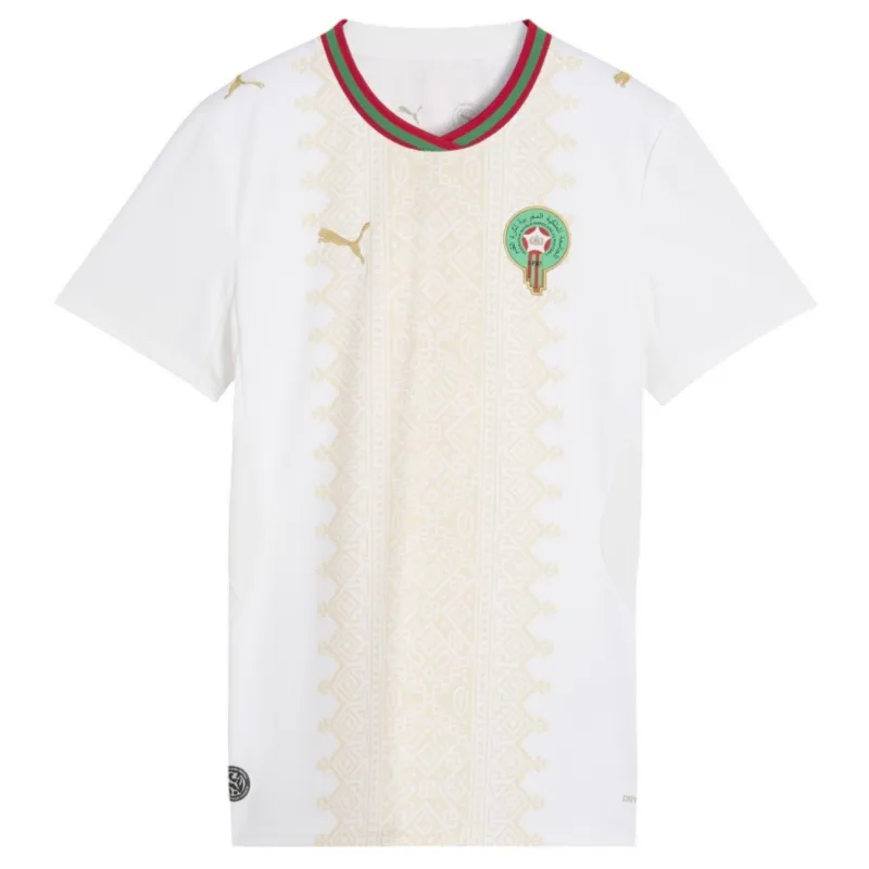 Maroc 2026 Coupe du Monde Maillot Exterieur Femme Blanc