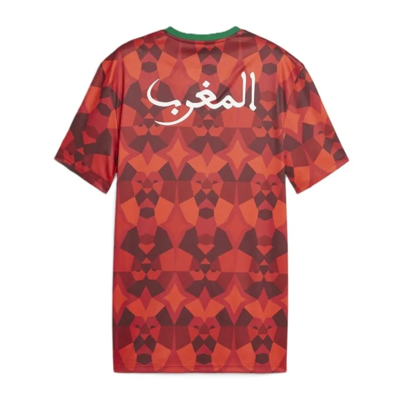 The 2024 football culture jersey of the Morocco national team, red.