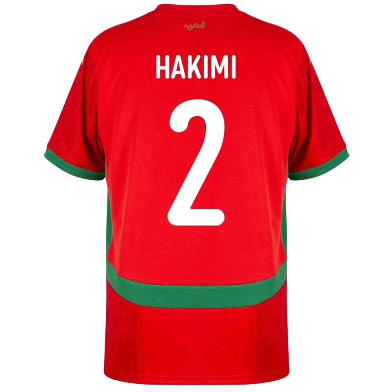 Morocco HAKIMI 2026/27 Home Jersey - Red