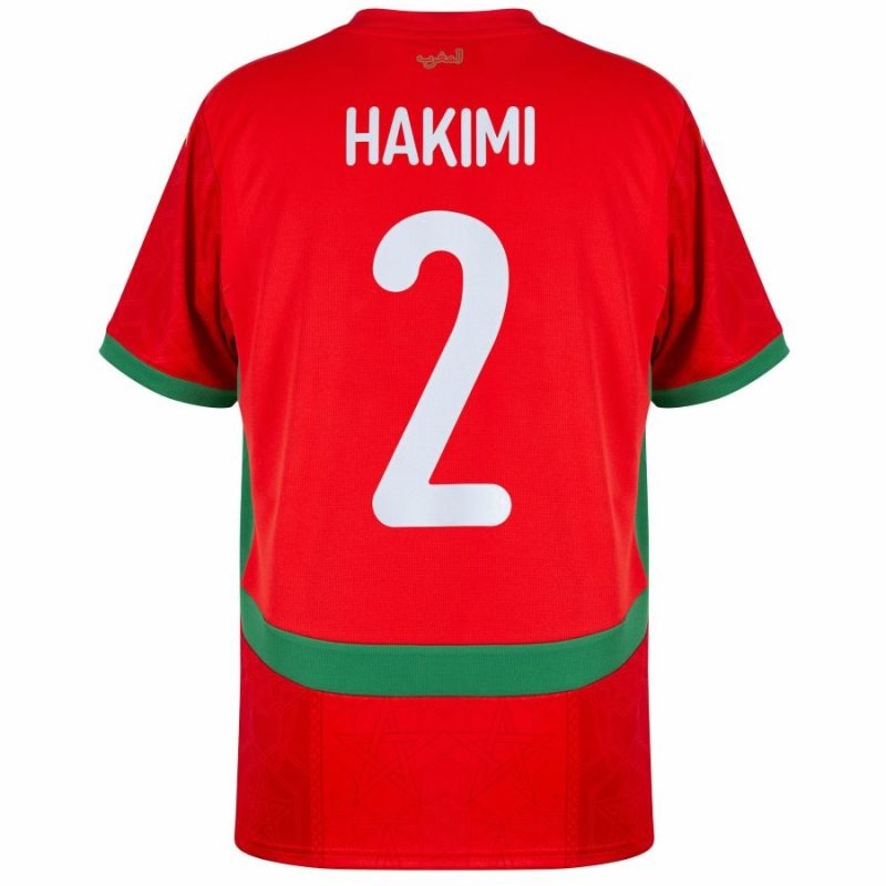 Morocco HAKIMI 2026/27 Home Kids' Kit - Red