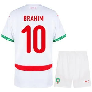 Morocco BRAHIM 2026/27 Away Kids' Kit - White