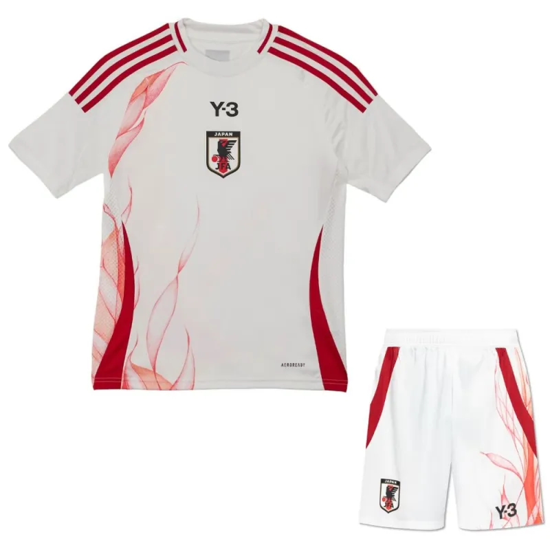 Japan National Team 2024/25 Y-3 Home Kids Replica Kit - White