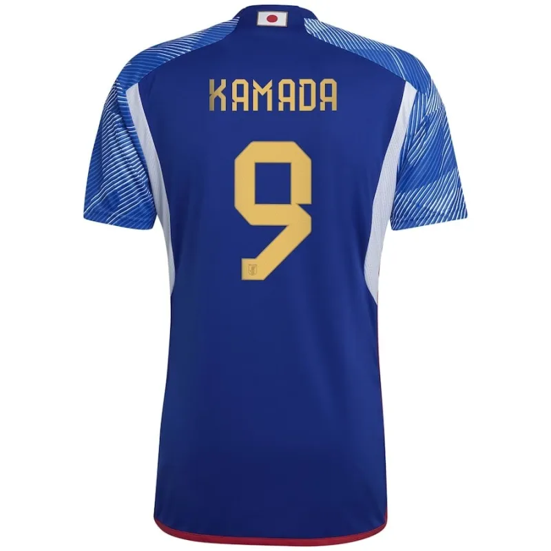 Japan KAMADA 2022 World Cup home jersey blue