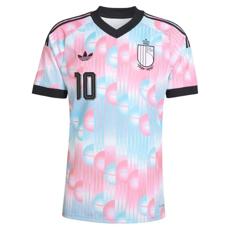 Conjunto Niño Visitante Bélgica LUKAKU 2026/27 Azul Rosa