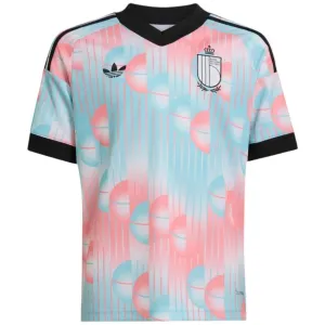 Belgium 2026/27 Kids Away Jersey Blue Pink