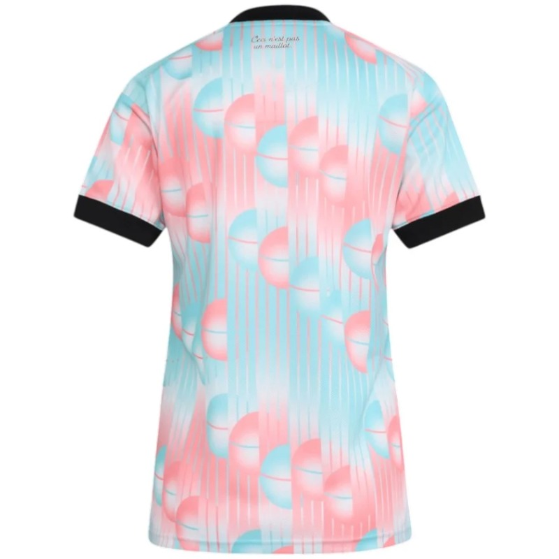 Camiseta Mujer Visitante Bélgica 2026/27 Azul Rosa