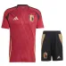 Belgium 2024/25 Kids' Home Jersey + Shorts - Red