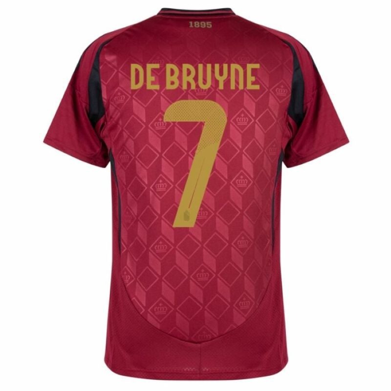Belgium DE BRUYNE 2024/25 Home Jersey - Red