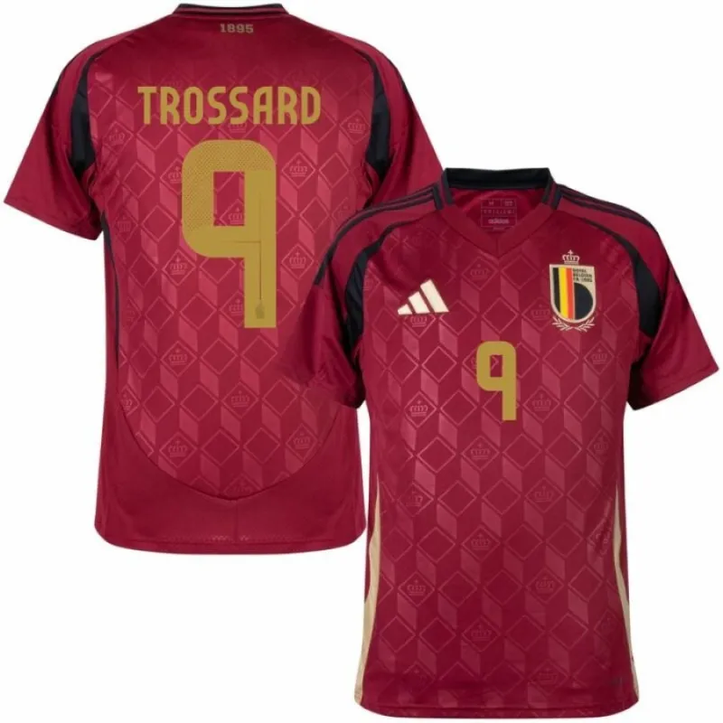 Belgium TROSSARD 2024/25 Home Jersey - Red