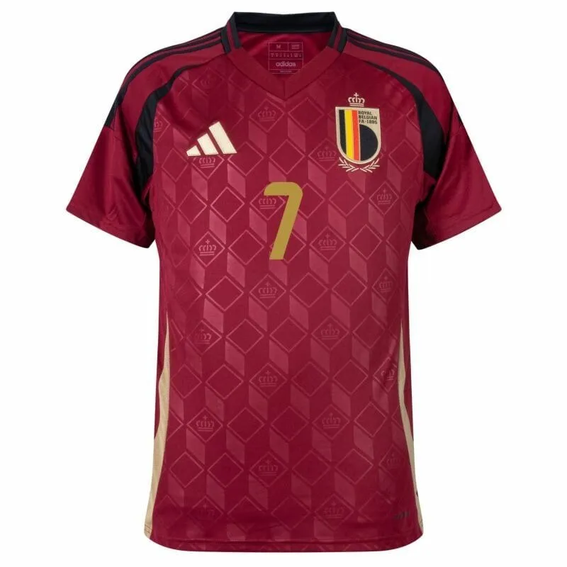 Belgium DE BRUYNE 2024/25 Home Kids Kit - Red
